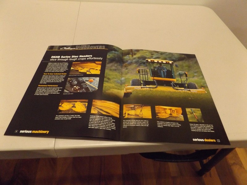 CHALLENGER SELF-PROPELLED WINDROWERS SP B SERIES 85 to 185 HP, LIT # CH04334 gallery