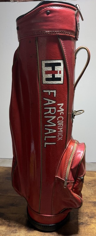 Rare Vintage Wilson Golf Bag Red Farmall International Harvester Hand Painted