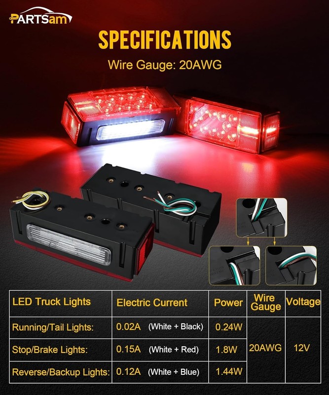 Submersible Trailer Tail Lights Kit gallery