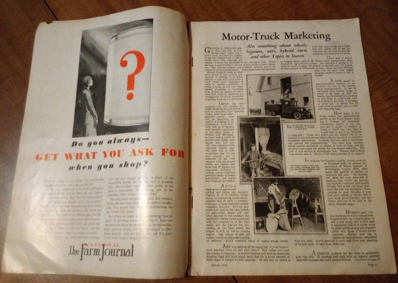 Vtg Natl Farm Journal Mag Mar 1932 Chicken Hen Egg Lay Coop Ephemera Agriculture gallery