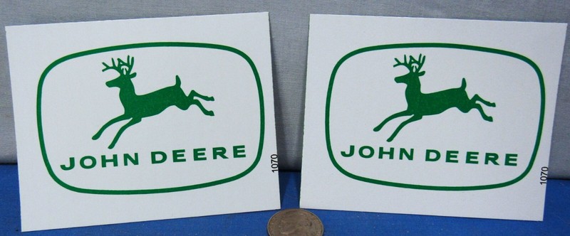 John Deere “Old Logo” Old Fashioned Water Slide Decal Set gallery