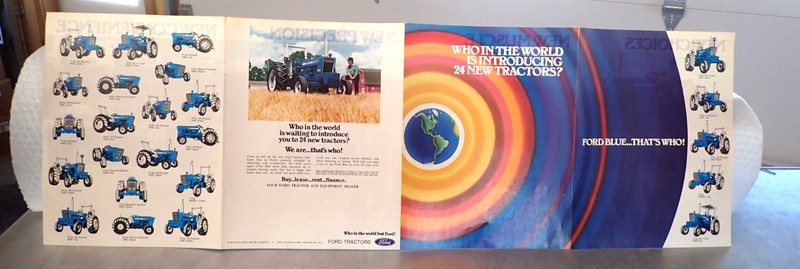 1970’S Ford Tractor Original Color Sales Brochure
