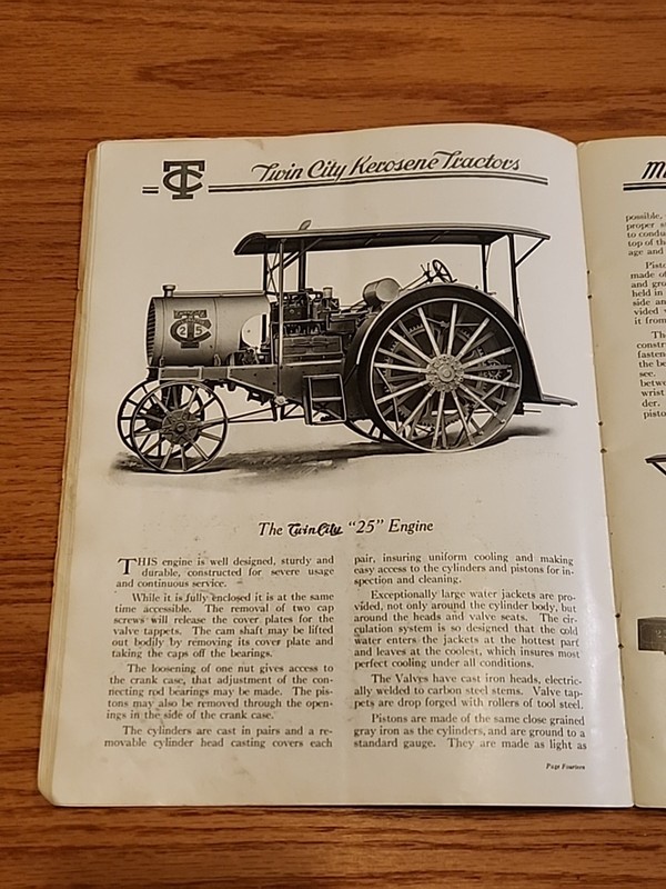 Twin City Tractors Catalog 16 25 40 60 Minneapolis MN gallery