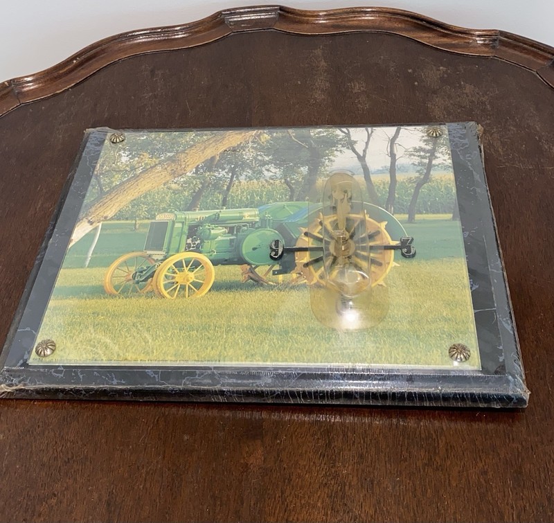 Vintage 1995 John Deere Clock In Original Packaging Never Used 9×12
