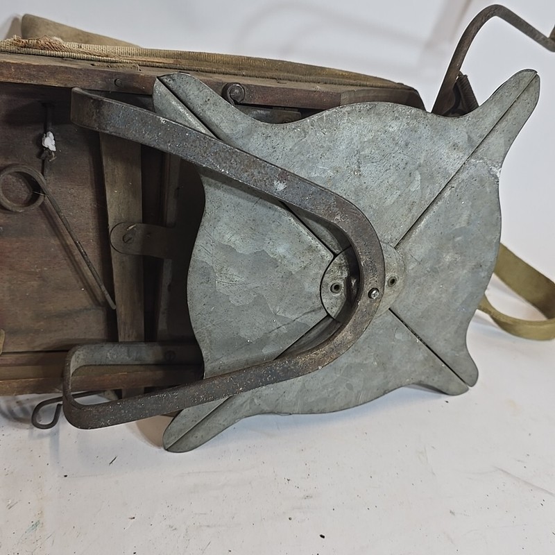 Patented 1925 Cyclone Seed Sower Hand Cranked Antique Seeder Urbana IN USA Works gallery