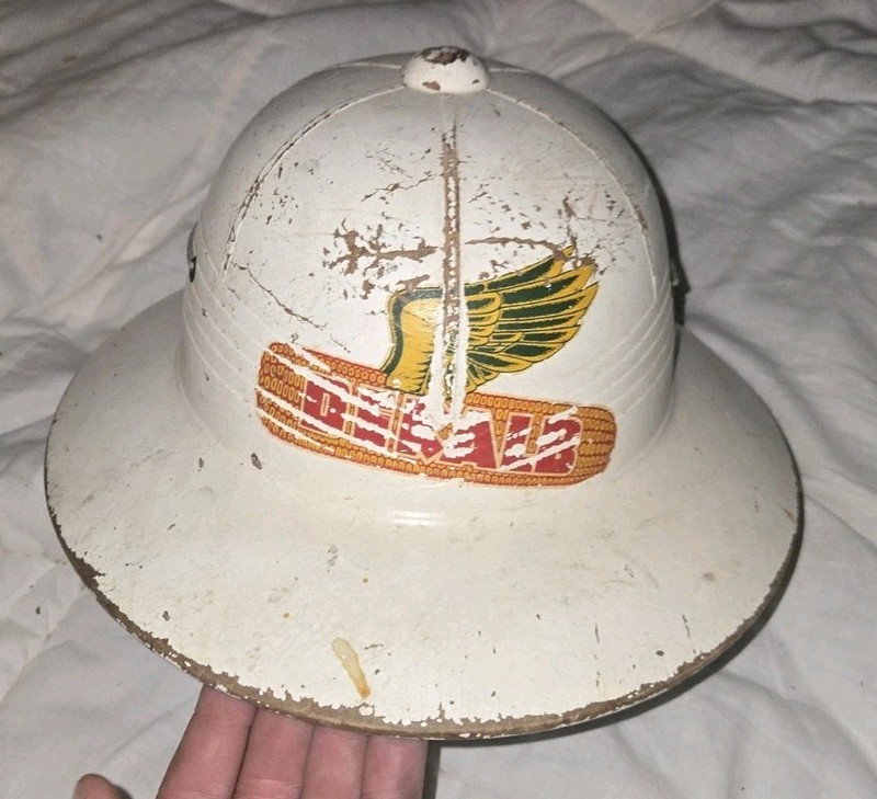 Dekalb Seed Safari HARD Hat 🌽Detasseling 1950s? Decal OLD Seed Corn