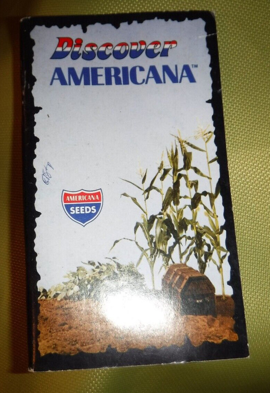 DISCOVER AMERICANA SEEDS VINTAGE NOTE POCKET BOOKLET