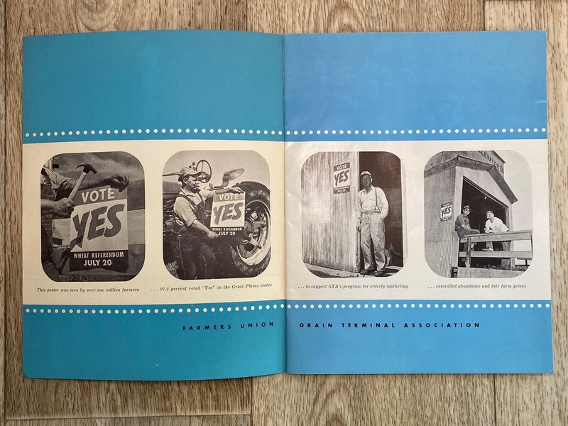 Farmers Union Co-Op 1956 Annual Report Argriculture Advertising Great Graphics gallery