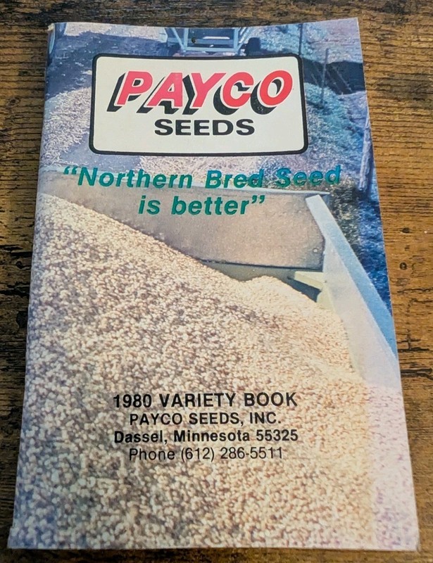 Payco Seeds 1980 Variety Book Pocket Booklet 50 Pages With Note Pages & Calendar