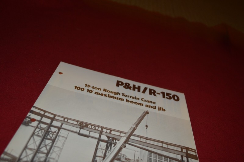 P&H Harnischfeger R-150 Rough Terrain Crane Dealer’s Brochure DCPA6 ver3