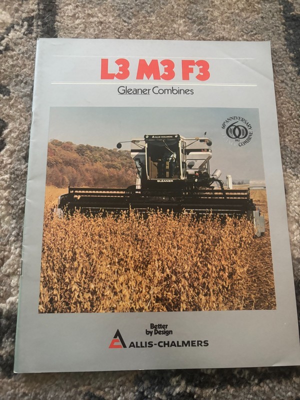 Allis Chalmers L2 M2 F2 Gleaner Combine Brochure AMIL26