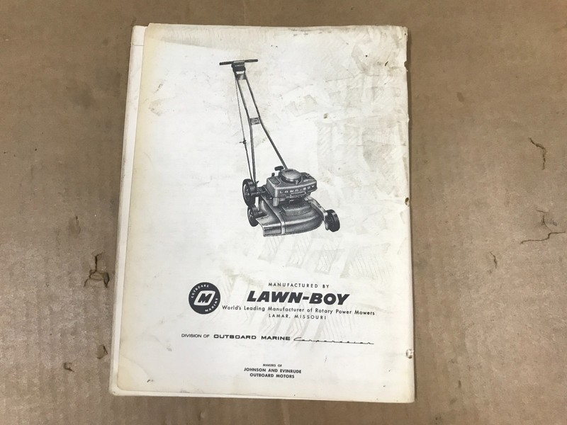 Vintage Lawn Boy Illustrated Parts List - Mowers & Engines - 1957 gallery