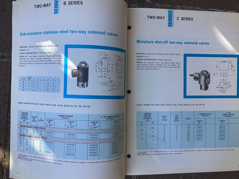 Rare Original Vintage Skinner Electric Valves Catalog 19 pgs New Britain CT gallery