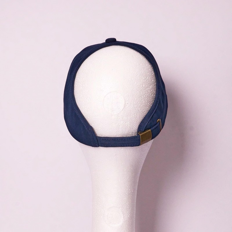Red by Kiss Satin-Lined Backless Baseball Cap - Ponytail Hat Navy gallery