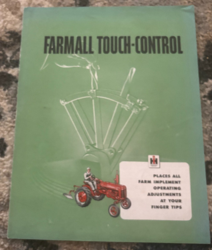 International Harvester Tractor Farmall Touch Control For 1948 Brochure AMIL26