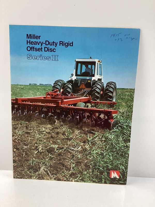 Miller Heavy-Duty Rigid Offset Disc Series II Brochure