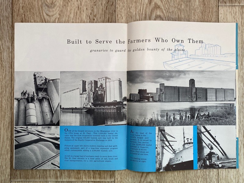 Farmers Union Co-Op 1956 Annual Report Argriculture Advertising Great Graphics gallery
