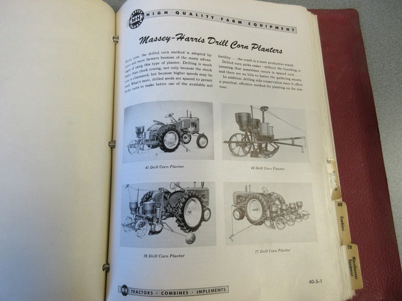 Massey Harris Drill Corn Planters Sales Sheets from Dealer Catalog 14 Page