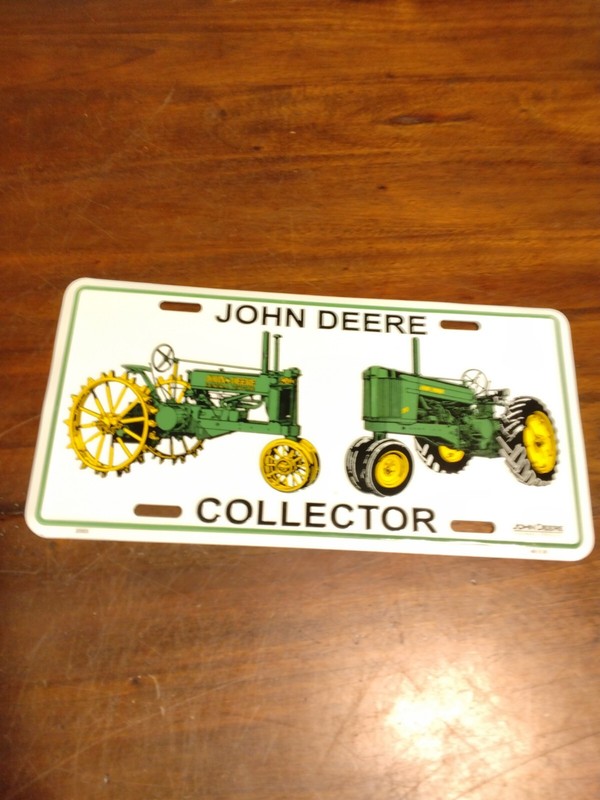 John Deere Collector License Plate Licensed Product 2263