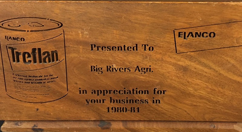 Vintage Treflan Advertising Company Gift Elanco Farm Agriculture Pencil Holder