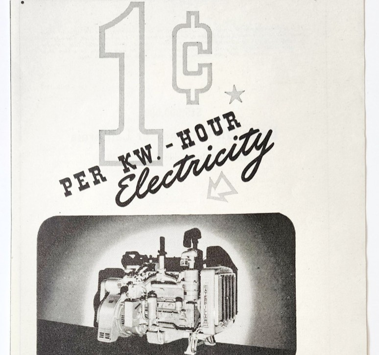 1942 Caterpillar Diesel Electric Sets Advertisement Industrial WW2 Era E90G1