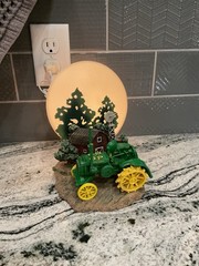 John Deere Farm Farming Moon Lamp Tractor