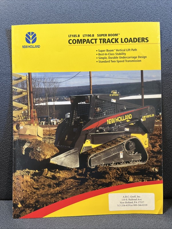 New Holland LT185.B Track Loader Sales Brochure