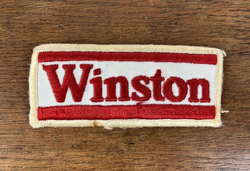 Vintage Winston Embroidered Sew on Patch