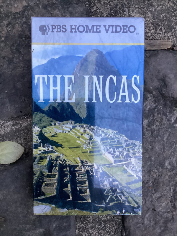 Rare Original Vintage PBS Home Video The Incas Sealed VHS Cassette