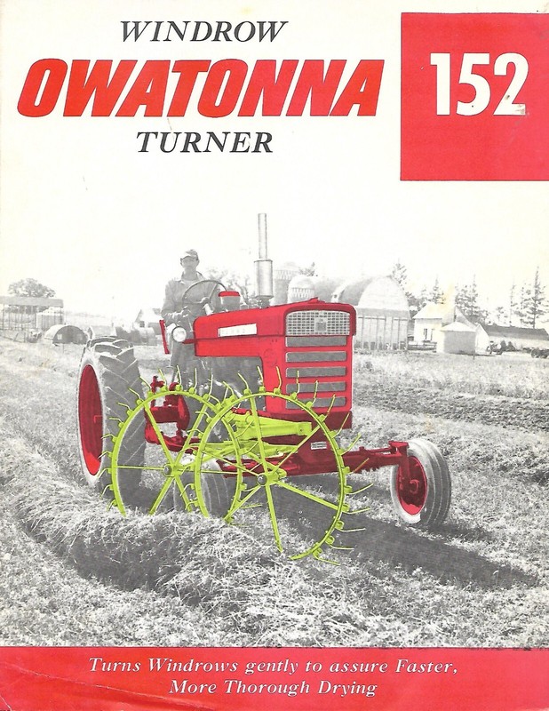 Farm Equipment Data Sheet – Owatonna – 152 – Windrow Turner – Brochure (F8934)