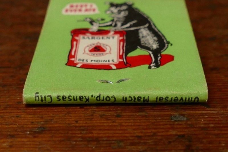 Vintage 1950s SARGENT FEEDS Al’s Feed Store Dolliver, Iowa Matchbook NOS gallery