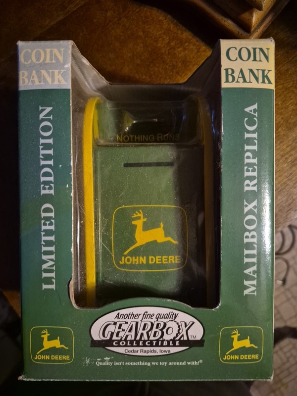 Gearbox Coin Bank John Deere