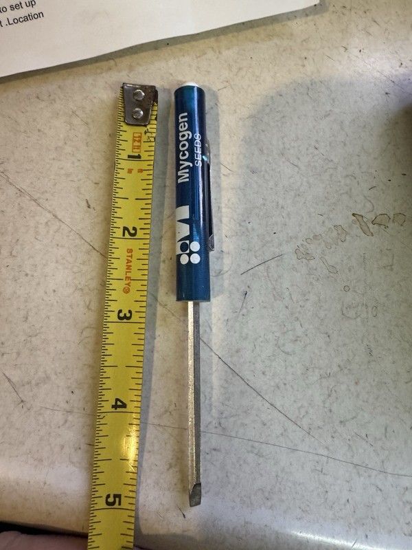 Rare HTF Alexander Flathead Screwdriver Vintage Advertising Mycogen Seeds gallery