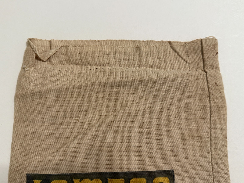 Vintage Lompoc California Pinquitos 10 lbs Bean Canvas Warehouse Sack gallery