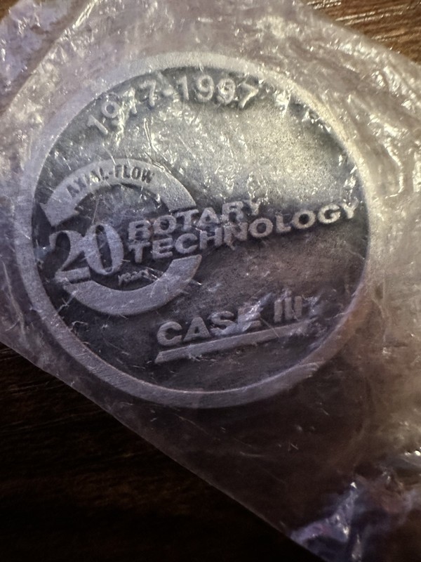 Case IH 20 Years of Rotary Leadership (1977-1997) Coin