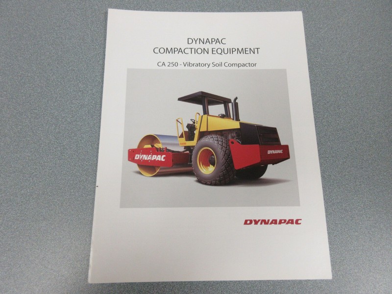 Dynapac CA250 Roller Compactor Brochure 4 Page