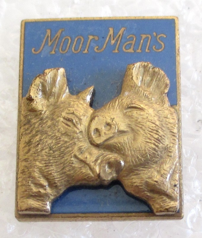 Vintage MoorMan’s Pig Feed Company Advertising or Service Pin