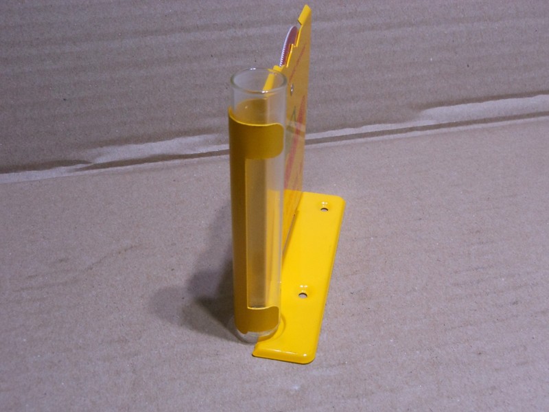 Vintage Dekalb AgResearch Metal Rain Gauge Recorder Dekalb Illinois gallery