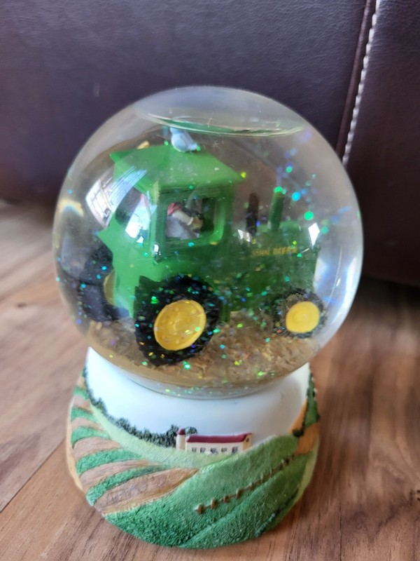 Set Of 2 Enesco John Deere Musical Waterball Globes gallery