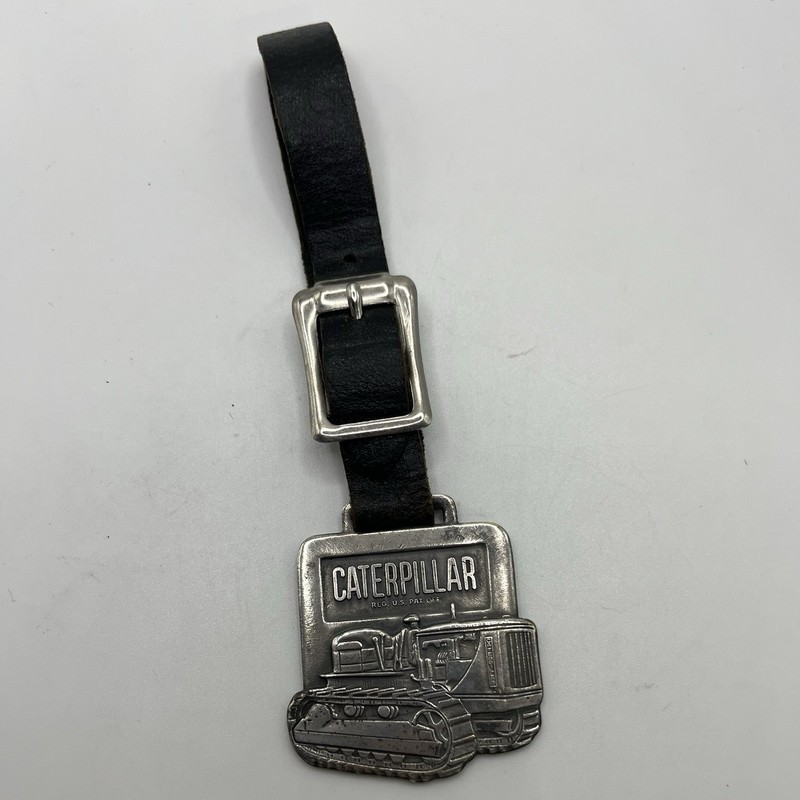 ~ Caterpillar Tractor Pocket Watch fob Gibbs-Cook Equip. Co. Des Moines- Iowa gallery