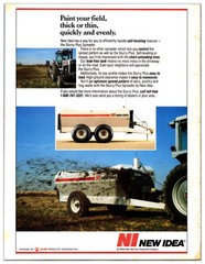 Original 1989 New Idea Manure Spreader Ad- Print Advertisement (8in x 11in)