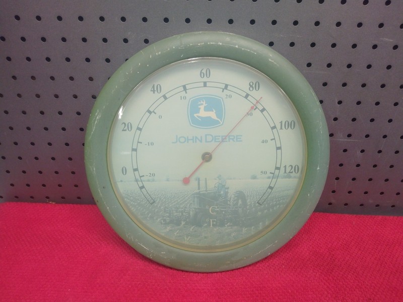 Vtg John Deere Wall Thermometer °F/°C