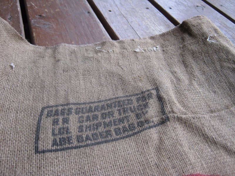 Vintage Michigan Navy Beans Ittner Bean & Grain Auburn MICH Burlap Empty sack gallery