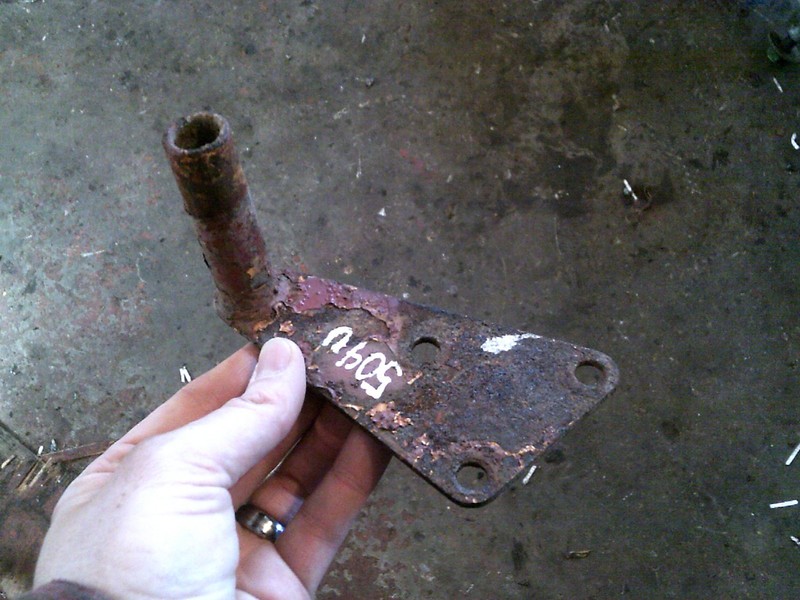 Farmall 504 utility tractor Original IH rear light mounting brace bracket