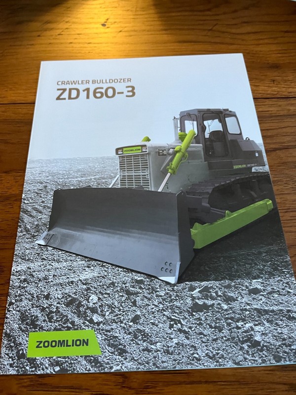Zoomlion ZD160-3 Crawler Bulldozer Brochure FCCA