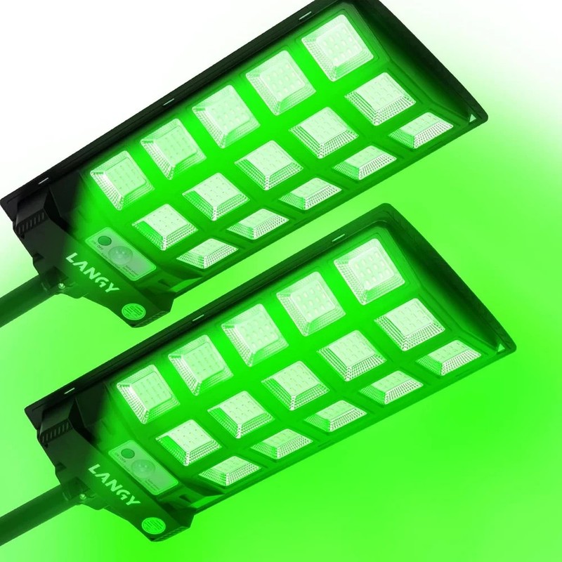 2PACK Hog Lights 12000LM Waterproof, Green Light for Night Hunting with Remote C