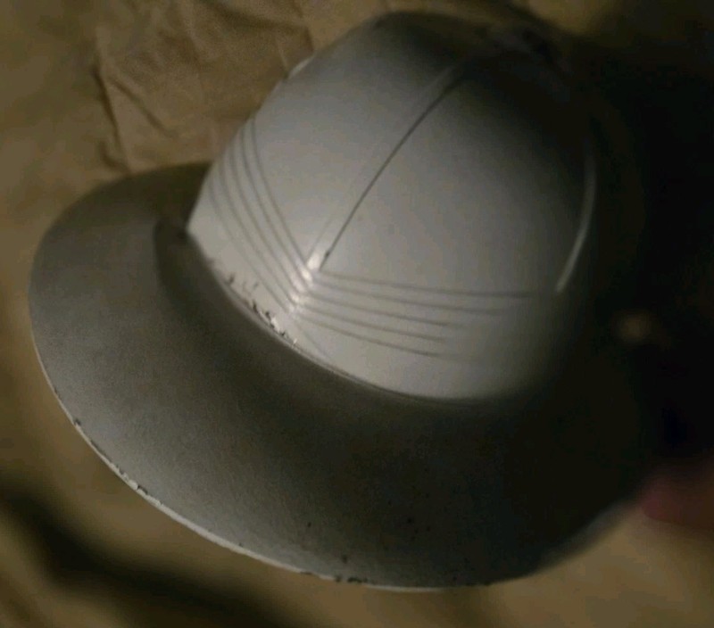 Rare Vintage BP FEEDS Agricultural Advertising Pith Helmet Hard Hat! gallery
