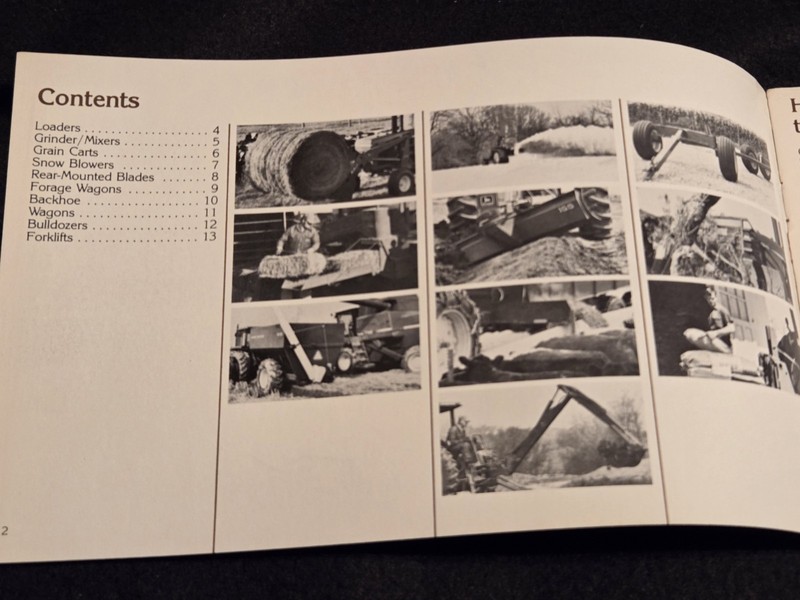 1979 John Deere Loader Grinder Bulldozer Forklift Snow Blower Backhoe Brochure gallery