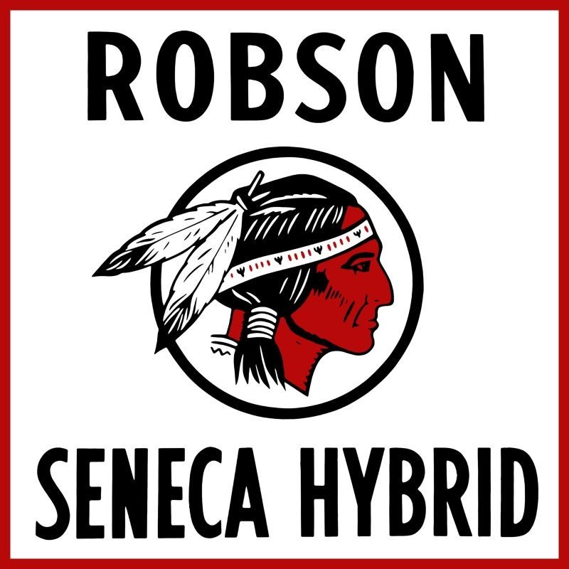 ROBSON Seneca Hybrid Seed Corn NEW Metal Sign: 12×12″ Square