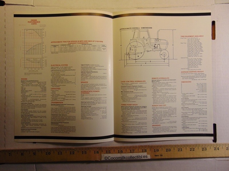 Vintage Case Model 2594 Tractor 180 PTO Horsepower Brochure gallery